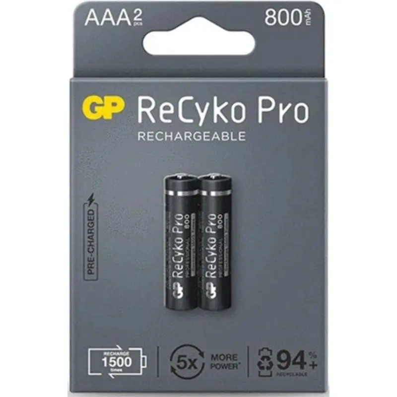 GP ReCyko Pro 2 Pack AAA