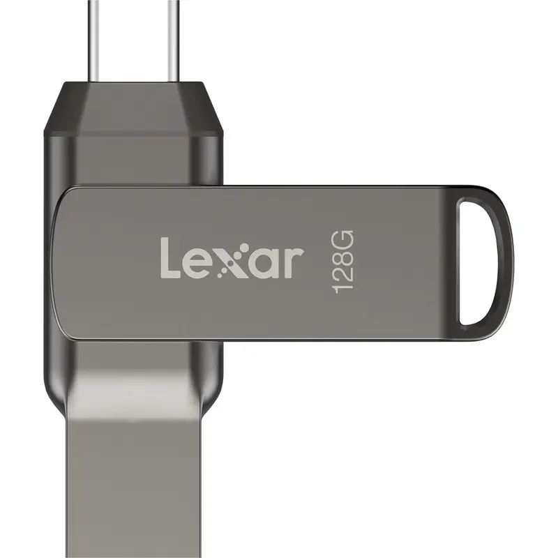 Lexar 128GB JumpDrive Dual Drive D400 USB 3.1 Gen 1 USB-C / USB-A