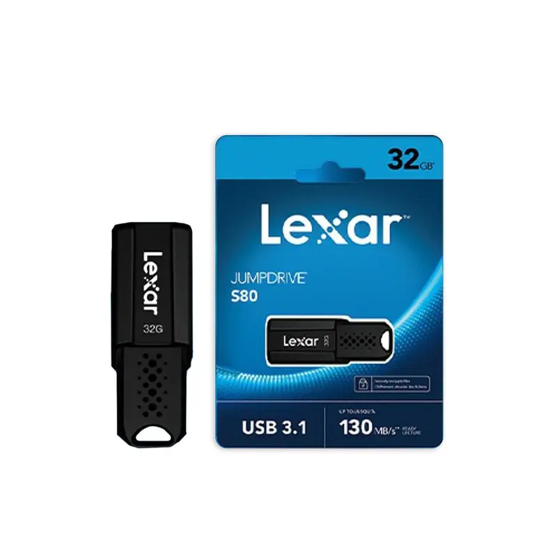 Lexar 32GB JumpDrive S80 USB 3.1 Gen 1 USB-A Flash Drive