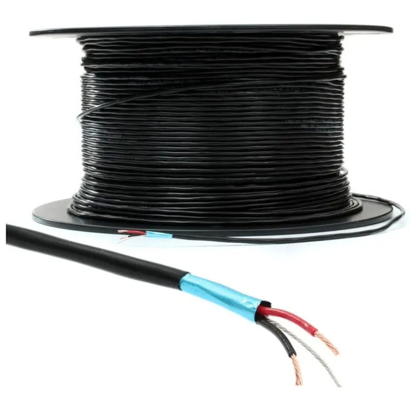 Microphone Balanced Cable 100 meter Black