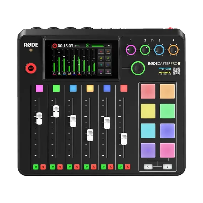 Rode RODECaster Pro II Integrated Audio Production Studio (Black)