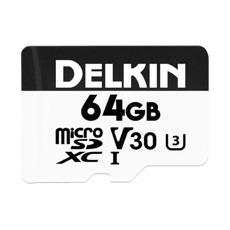 Delkin 64GB HYPERSPEED MicroSD V30