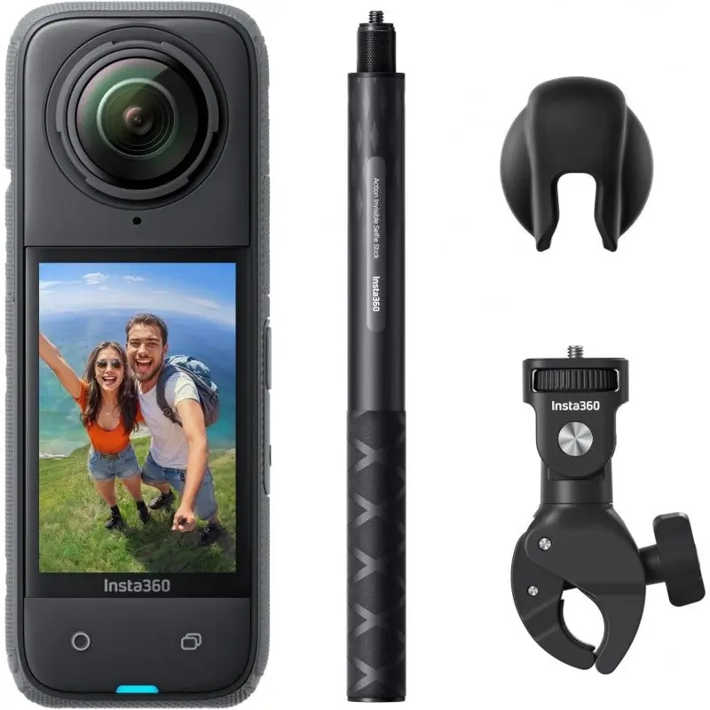Insta360 X4 Motorcycle Bundle with Free 114cm Selfie Stick