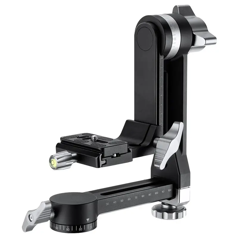 K&F Professional CNC Aluminium Alloy Tripod Gimbal Head Black