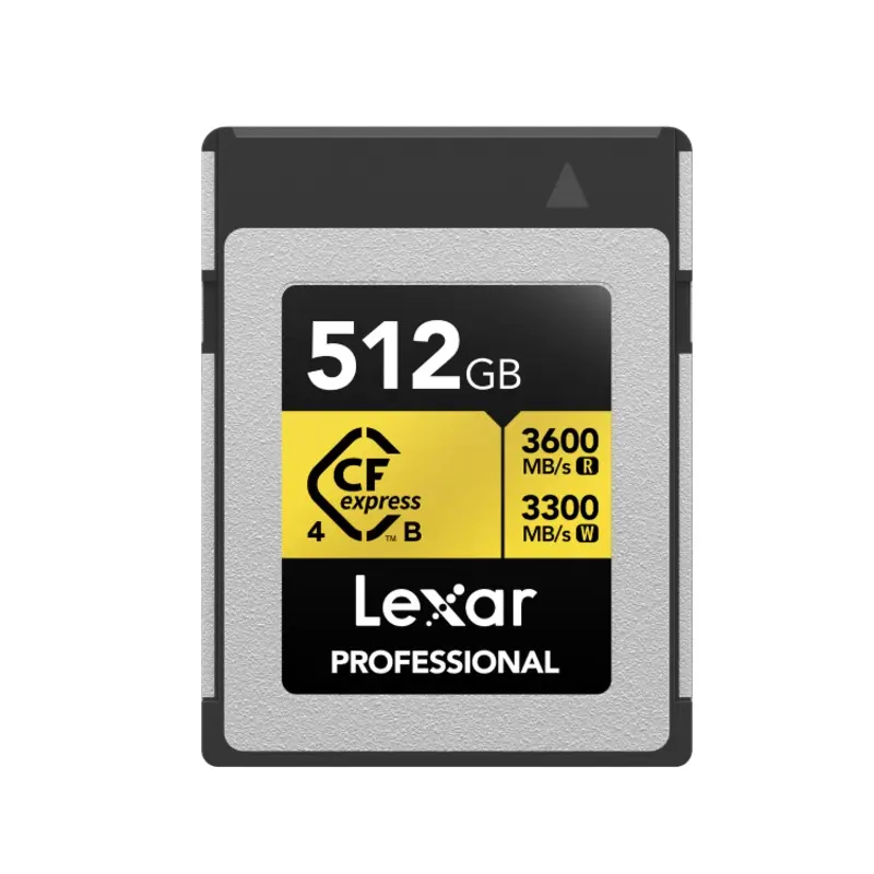 Lexar 512 GB Professional GOLD CFexpress 4.0 Type B Card