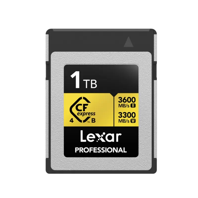 Lexar1TB Professional GOLD CFexpress 4.0 Type B Card