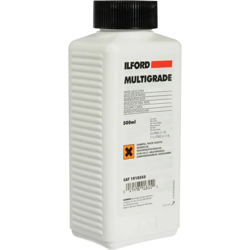 ILFORD MULTIGRADE PAPER DEVELOPER. CONCENTRATE TO MAKE 5LT