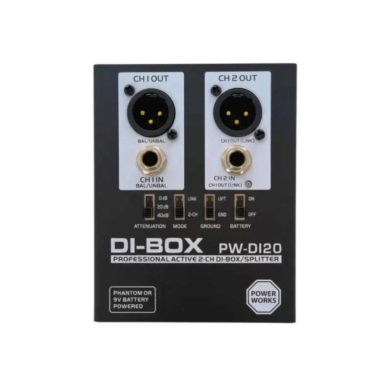 Power Works Active Professional 2 Channel Di-BOX