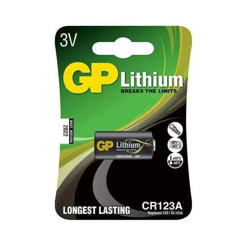 GP Batteries Lithium CR123A Battery