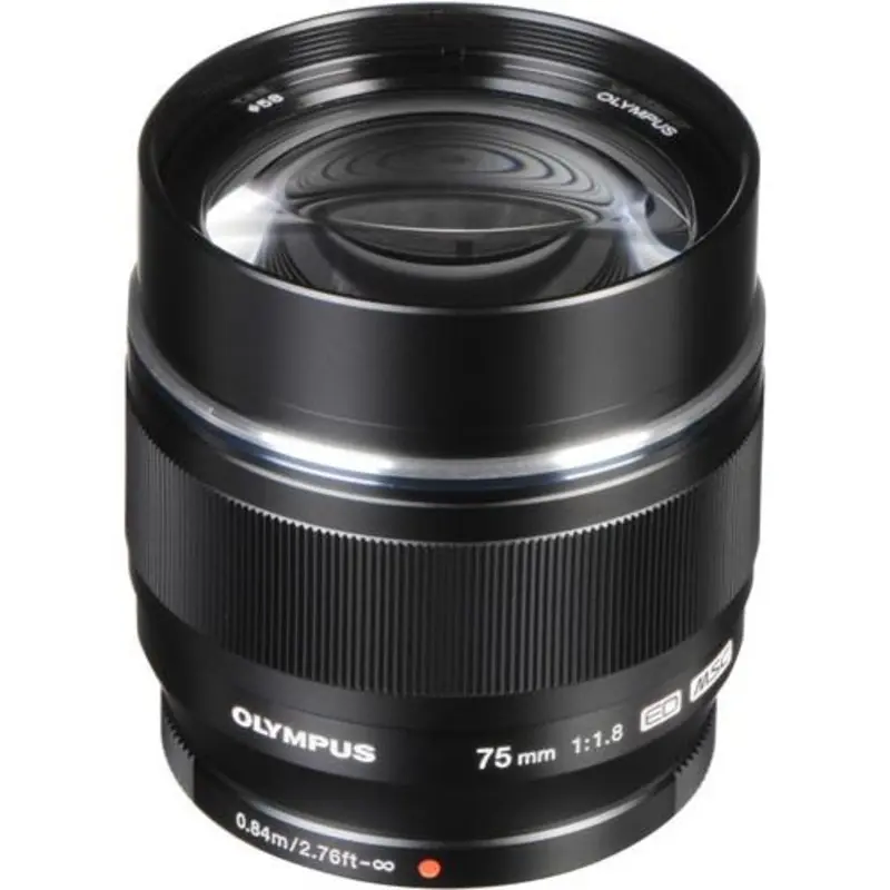 OM SYSTEM M.Zuiko Digital ED 75mm f/1.8 Lens (Black)
