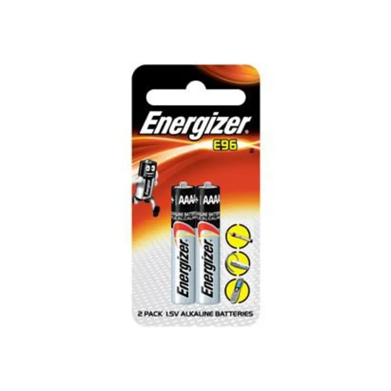 Energizer E96BP2 1.5v Alkaline AAAA Battery