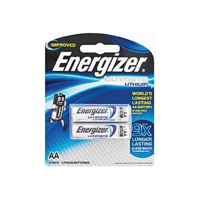 Energizer Ultimate Lithium AA Batteries 2 Pack