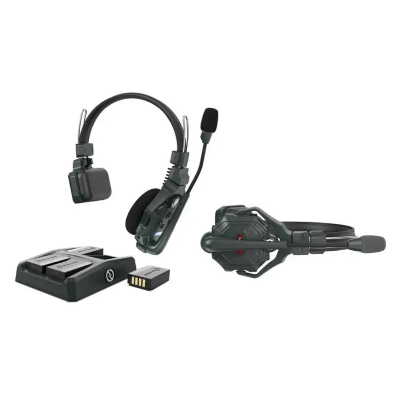 Hollyland Solidcom C1-2S Full-Duplex Wireless DECT Intercom System with 2 Headsets