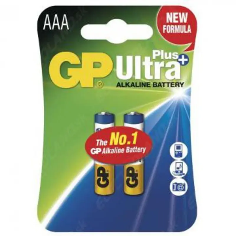 GP Ultra Plus AAA Battery (2 Pack)