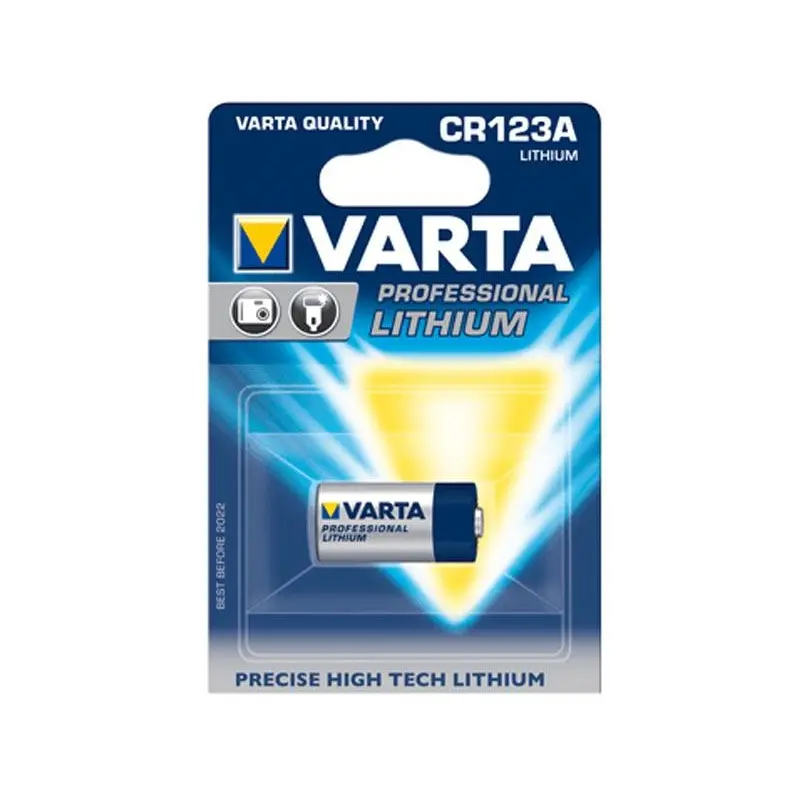 Varta Professional 1 Blister Pack Lithium Battery CR123A