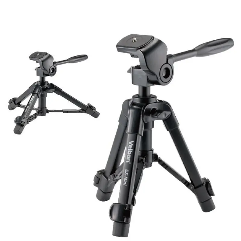Velbon EX-Mini Aluminum Tabletop Tripod with 2-Way Pan/Tilt Head