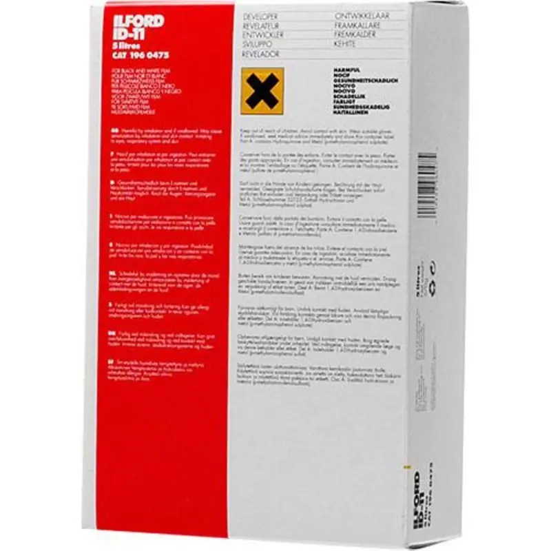 Ilford ID-11 Film Developer (Powder) for Black & White Film - Makes 5 Liters