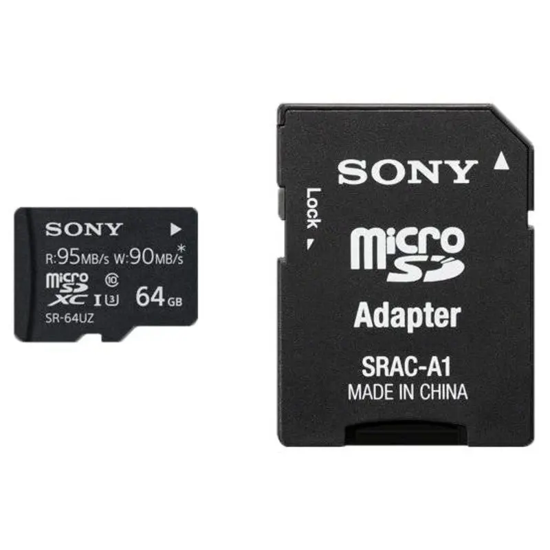 Sony 64GB SR-UZA Series microSD Memory Card