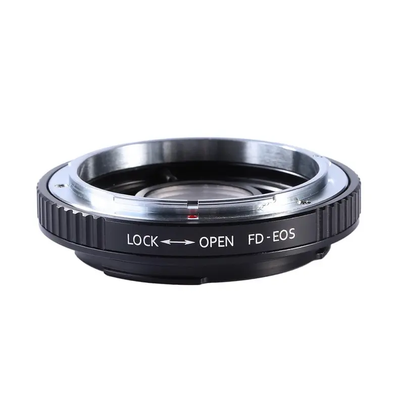 K&F Canon FD Lenses to Canon EOS Mount Camera Adapter with Optic Glass