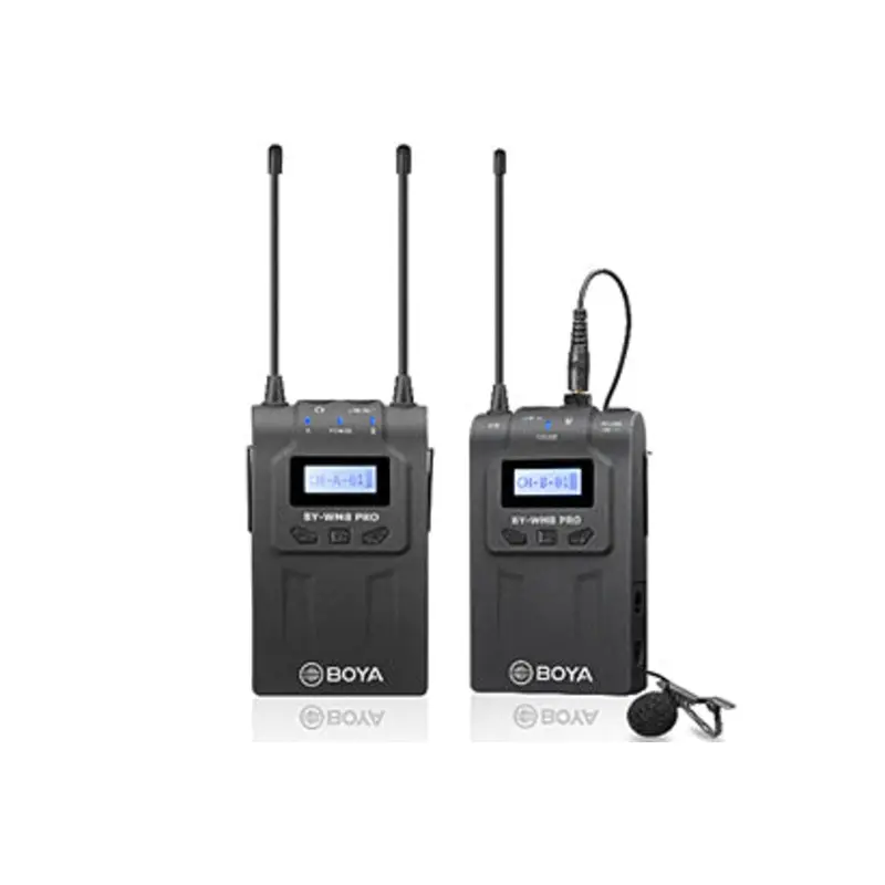 Boya BY-WM8 Pro-K1 UHF Dual-Channel Wireless Microphone System