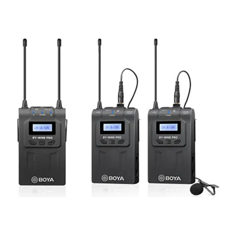 Boya BY-WM8 Pro-K2 UHF Dual-Channel Wireless Microphone System