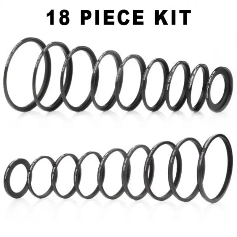 K&F Step Ring 18 Piece Kit