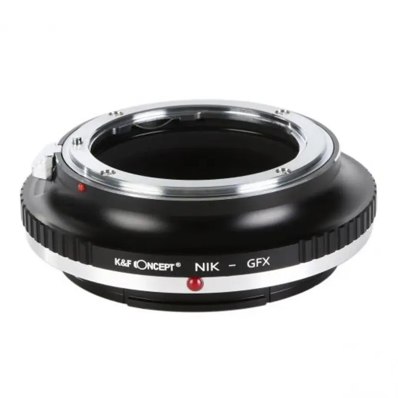 Nikon F Lenses to Fuji GFX Mount Camera Adapter