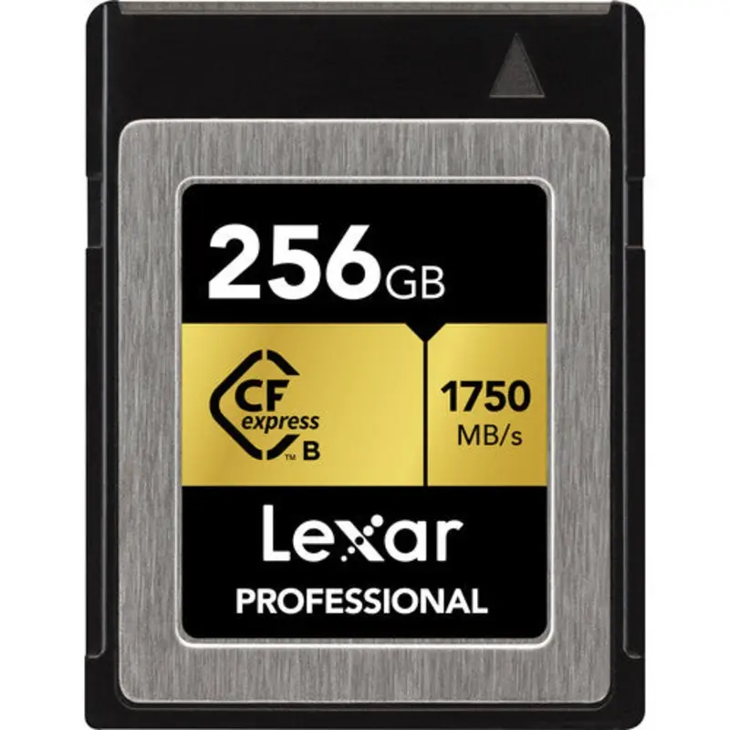 Lexar 256GB Professional CFexpress Type-B Gold Memory Card