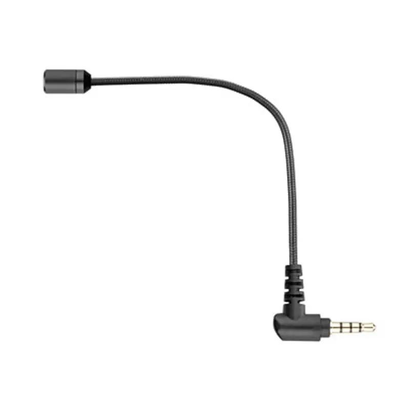 Boya BY-UM4 3.5mm Mini Gooseneck Omni-directional Flexible Audio Microphone