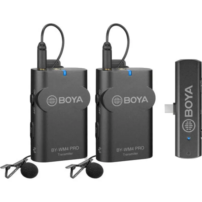 BOYA WM4 Wireless Microphone System for Android and other Type-C devices