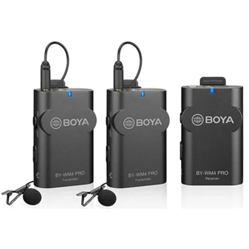 Boya BY-WM4 Pro-K2 2.4GHz Dual-Channel Digital Wireless Microphone System