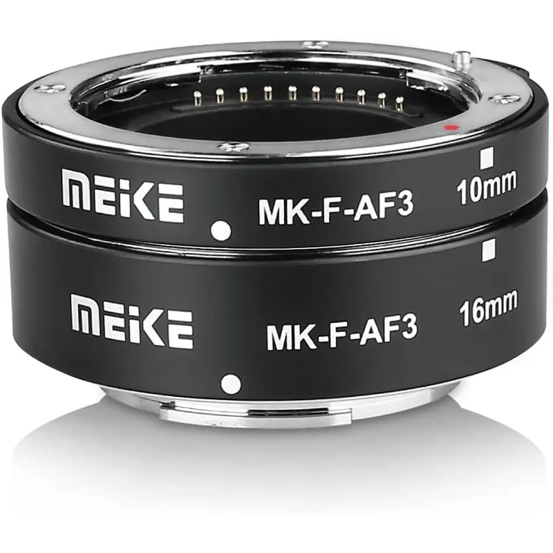 Meike MK-F-AF3 10mm and 16mm Extension Tubes for Fujifilm