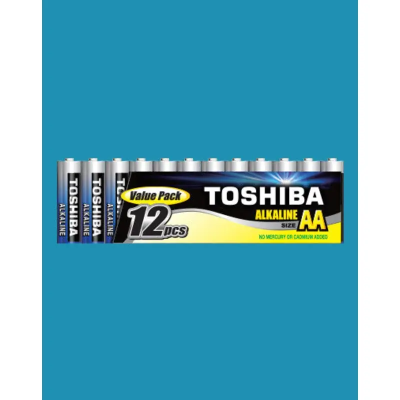 Toshiba High Power Alkaline AA 12 Pack