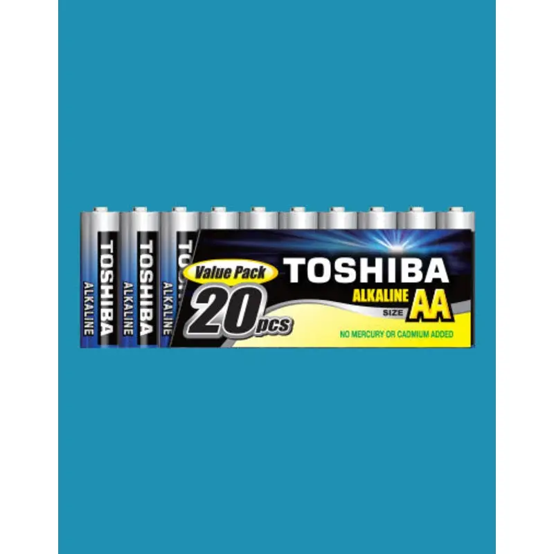 Toshiba High Power Alkaline AA 20 Pack