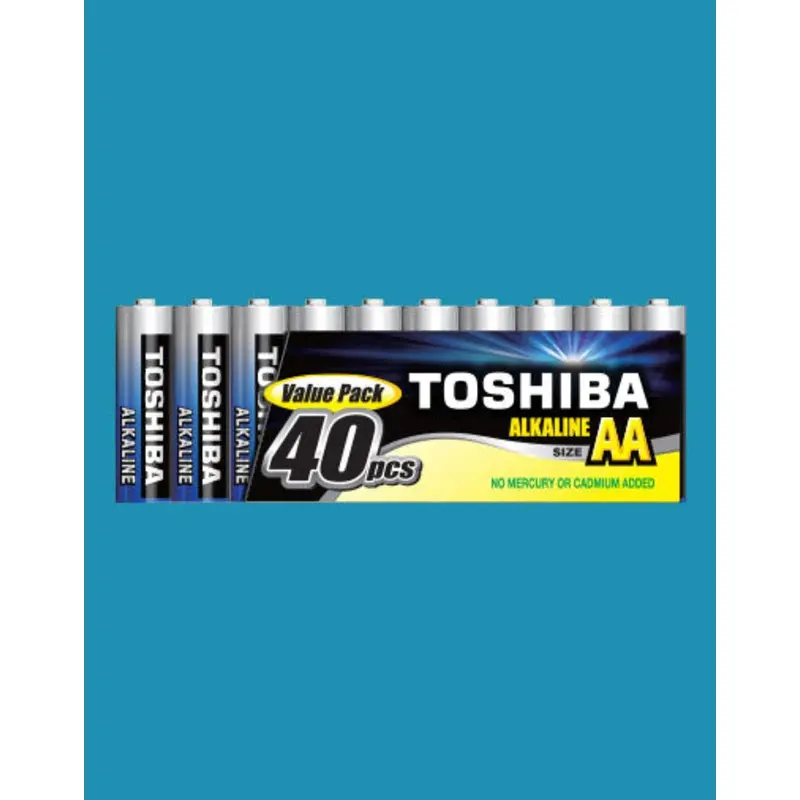 Toshiba High Power Alkaline AA 40 Pack