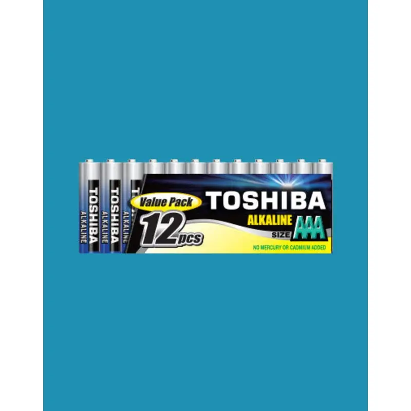 Toshiba High Power Alkaline AAA 12 Pack