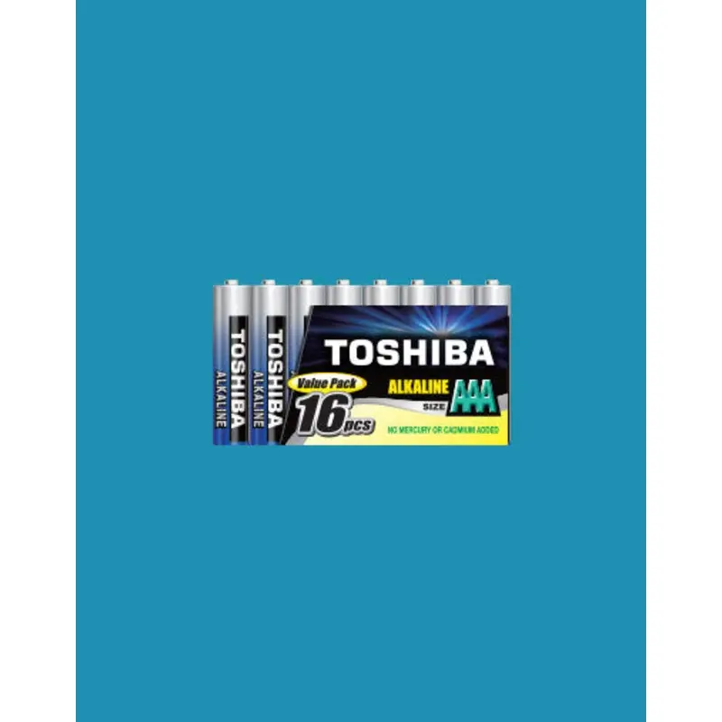 Toshiba High Power Alkaline AAA 16 Pack