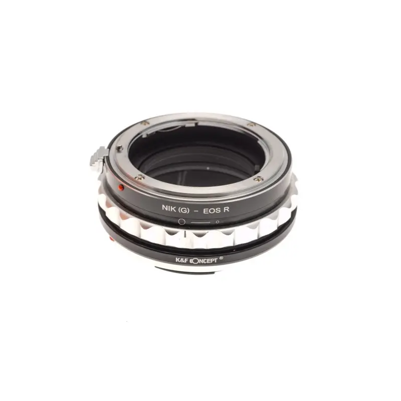 K&F Lens Mount Adapter for Nikon G Lenses to Canon EOS R Camera Body