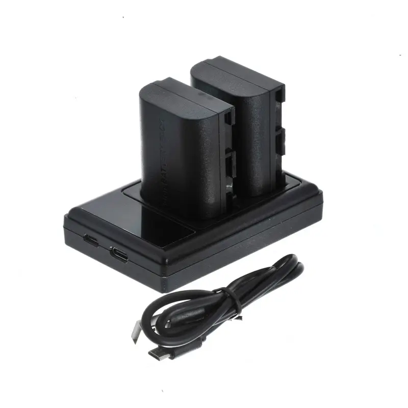 KAMERAZ USB Dual Battery and Charging Kit for Canon LP-E6