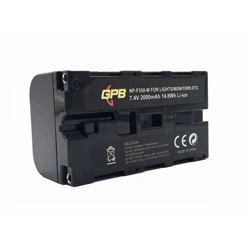 GPB Sony NP-F550 USB-Chargeable Battery for Video Lights