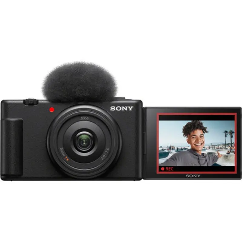 Sony ZV-1F Vlogging Camera (Black) + Free Bag and Memory card