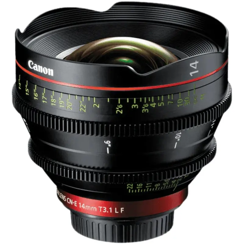 CANON EF CINEMA LENS CN-E 14MM L F