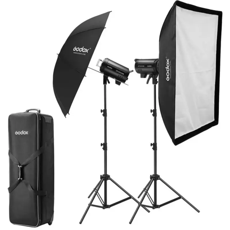 Godox DP400IIIV-C 400Ws Studio Monolight Strobe Flash Kit (2 Lights)