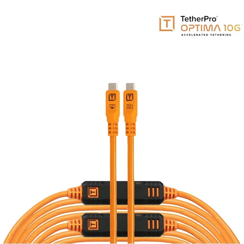 TetherPro Optima 10G 31 (9.4m) USB-C to USB-C Straight to Straight Cable