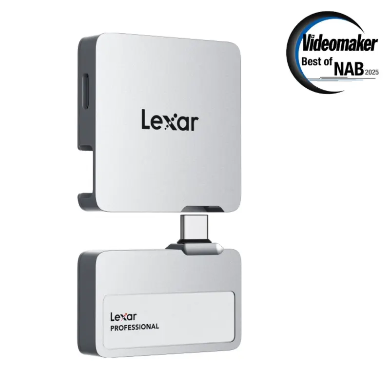 Lexar 2TB SL400 Portable SSD GO with USB-C Hub