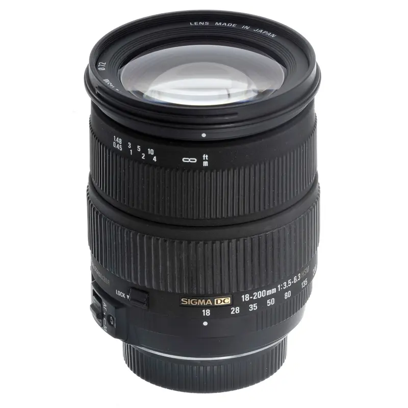 Used Sigma DC 18-200mm f/3.5-6.3 OS HSM for Nikon F [28239]