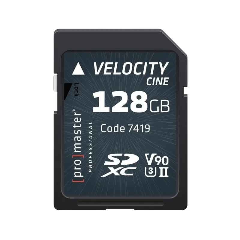 ProMaster Velocity Cine 2000x SDXC - 128GB