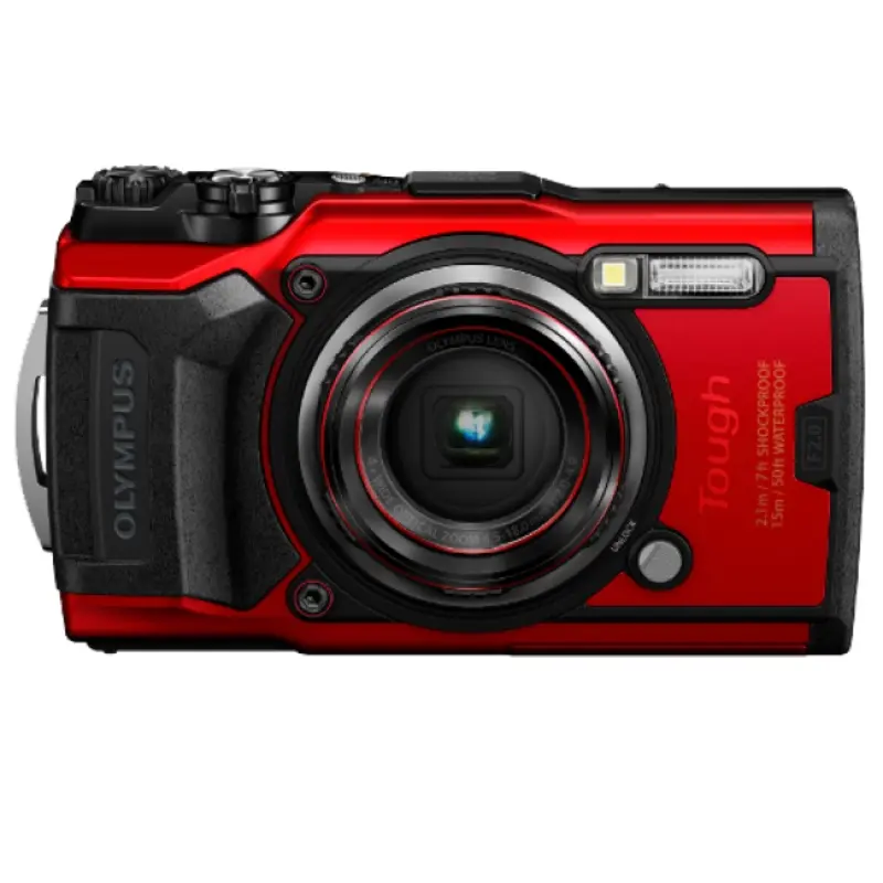 Olympus Stylus Tough TG-6 Digital Camera - Red