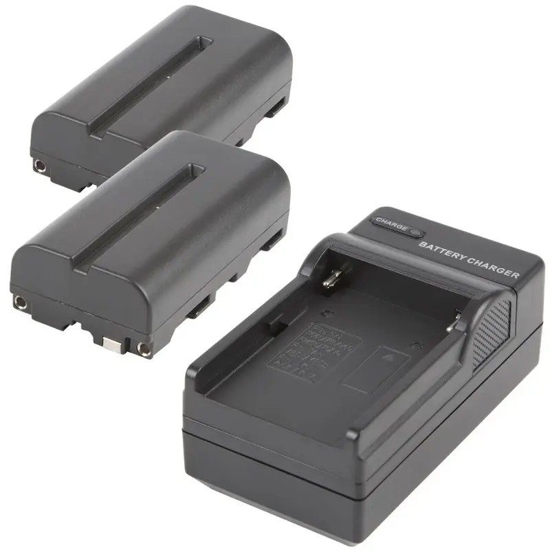 Volta NP-F550 Li-Ion Two Battery and Single Charger Kit