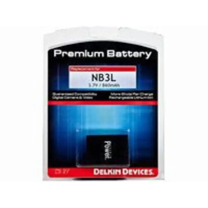 Delkin Devices Canon NB-3L Rechargeable Battery ( DD/NB3L )